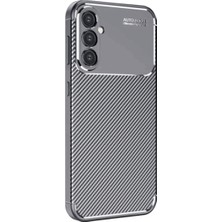 Efnaz Style Samsung Galaxy A16 5g Kılıf Auto Focus Karbon Kapak - Gri