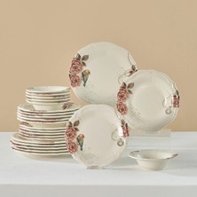 Karaca Roselle 24 Piece 6 Person Dinnerware Set