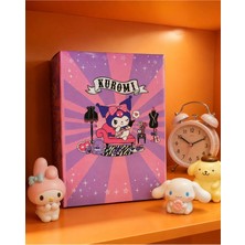 Tikon Jewelry Sanrio Kuromi Temalı Kitap Görünümlü Dekoratif Saklama Kutusu – Kawaii Pembe Tasarım, Takı ve Aksesuar Düzenleyici, Hediye