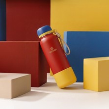 Emsan Thermos Bottle Steel Leak-Proof Thermos 500 ml Red