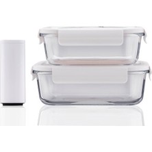 Korkmaz Freska Automatic Vacuum Glass Storage Set A5660