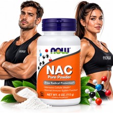 Now Foods N-Acetyl Cysteine Cellular Health Pure Powder Liver Health 600 Mg 113 gr