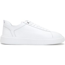 Divarese Black Dıvarese Black White Leather Men's Sneakers