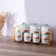 Emsan Soft Love 7-Piece Spice Set With Stand