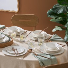 Karaca Elegance Bone Edera 24-Piece 6-Person Dinnerware Set