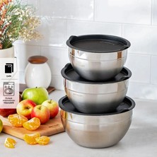 Emsan Bella Mini 3-Piece Steel Storage Container