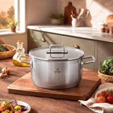 Emsan Grace Induction Base Steel Pot 28 cm