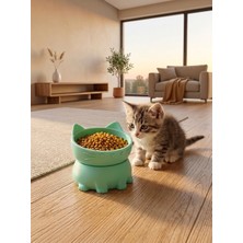 Ulusal Accessories Kedi Mama Kabı (Mint)