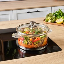 Karaca York Borosilicate Glass Pot 20 cm