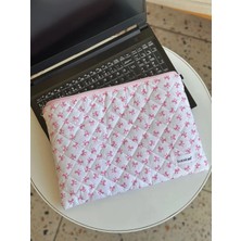 Batekso Mini Kurdele Desenli Laptop - Tablet Çantası 13-14 Inç