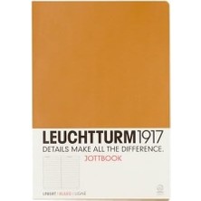 Die Grup LEUCHTTURM1917 Jottbook Not Defteri A4, Çizgili, Karamel