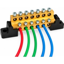 Meepo Faz–nötr Barası 13 Girişli 100 Amper (2X25 Mm² + 9X10 Mm²) 2 Katlı Klemens 1 Ad.