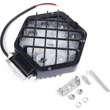 Die Grup Zauss 48W Altıgen Kafesli Siyah 16 LED Off Road Tekne Çalışma Lambası