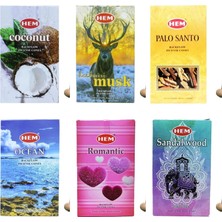 Die Grup 6 Paket Toplam 60 Adet Farklı Aroma Geri Akış Konik Tütsü