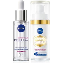 Die Grup LUMINOUS630 Thiamidol Etkili Leke Karşıtı Cilt Serumu 30ML + Nıvea Cellular Expert Filler Dolgunlaştırıcı Cilt Serumu 30ML