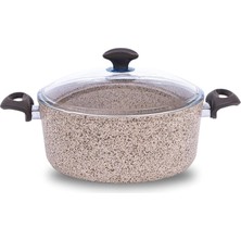 Die Grup Falez Cre 3020 Creamy Granıtec 28 cm Derin Tencere