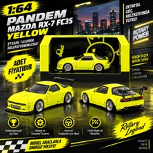 Efnaz Style 1/64 Pandem Mazda Rx-7 FC3S Yellow (Adet Fiyatıdır)