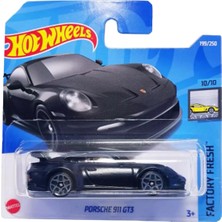 Hot Wheels Porsche 911 Gt3 Siyah Uzun Kart Oyuncak Araba