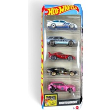 Hot Wheels Nightburnerz 5'li Set Oyuncak Araba