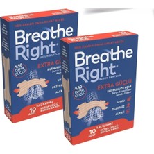 Die Grup Breathe Right Burun Bandı Extra Güçlü Standart Boy 10'lu, 2 Kutu