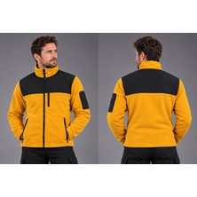 Teknik Soft Shell Polar Hırka 3 Cepli Anti-Pilling Tüylenme Yapmayan Tam Fermuar Garnili Polar