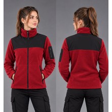 Teknik Soft Shell Polar Hırka 3 Cepli Anti-Pilling Tüylenme Yapmayan Tam Fermuar Garnili Polar