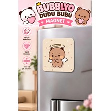 Dudu Bubu Dekoratif Buzdolabı Magneti 6x6 cm – Sevimli Tasarım