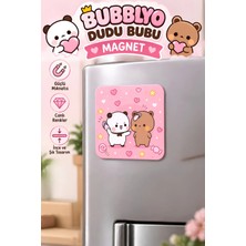 Dudu Bubu Dekoratif Buzdolabı Magneti 6x6 cm – Sevimli Tasarım