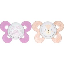 Chicco Physio Comfort Silikon Emzik (6-16 Ay, 2'li), Pembe