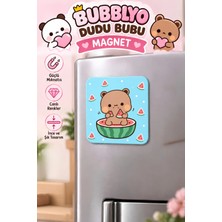 Dudu Bubu Dekoratif Buzdolabı Magneti 6x6 cm – Sevimli Tasarım