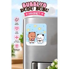 Dudu Bubu Dekoratif Buzdolabı Magneti 6x6 cm – Sevimli Tasarım