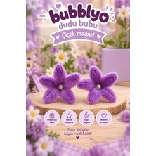 Dudu Bubu 2’li Çiçekli Buzdolabı Magneti