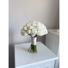 İstoria Bridal Şakayık Güller Gelin Buketi ve Yaka Çiçeği