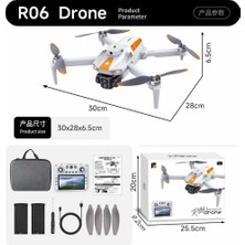 Serreha R06 Katlanabilir Kameralı Drone - 360° Roll Ekranlı Kumanda ve Çift Bataryalı Akıllı Mini Quadcopter