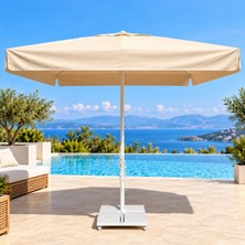 Form Outdoor ANKA300X300CM Kare Şemsiye Mermer Ayaklı