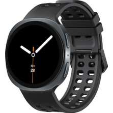 Nezih Case Samsung Galaxy Watch 8/9 40 / 44MM Watch 8 Classic 46MM Uyumlu Delikli Silikon Kordon