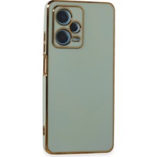 Efnaz Style Xiaomi Redmi Note 12 Pro Plus Kılıf Volet Silikon - Açık Yeşil