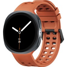 Nezih Case Samsung Galaxy Watch 8/9 40 / 44MM Watch 8 Classic 46MM Uyumlu Delikli Silikon Kordon