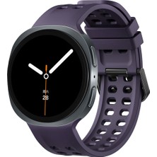 Nezih Case Samsung Galaxy Watch 8/9 40 / 44MM Watch 8 Classic 46MM Uyumlu Delikli Silikon Kordon