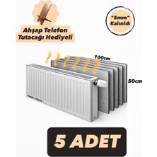 Trends's Choice Ankaflex 5 Adet Petek Arkası Isı Yalıtım Levhası Alüminyum Folyo 5 Radyatör Arkalığı