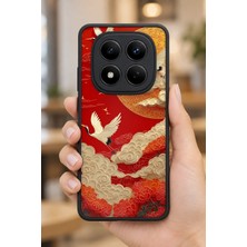 BG AKSESUAR Xiaomi Redmi Note 15 Pro Uyumlu Şakayık Desenli Kamera Korumalı Darbelere Dayanıklı Kılıf