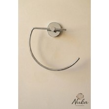 Novélune Banyo Askısı: Krom Yarım Daire G Havluluk