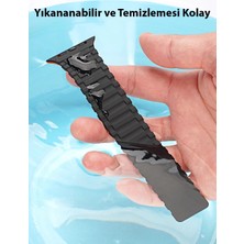 Emt Pazarlama® Dux Ducis Apple Watch 38/40/41MM Için Manyetik Armor Silikon Kordon KAYIŞ-(5775)
