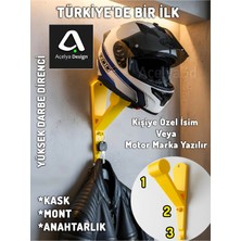 Novélune Askılık: Kask Tutucu Duvar Aparatı Askı Montaj