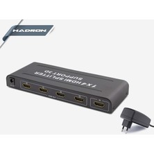 Hdmı Çoklayıcı Splitter 4 Port 1.4 V 1080P 3D Hadron HDX1286