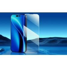 Emt Pazarlama® Baseus Crystal iPhone 15 Pro Max Full Koruma Anti Mavi Işık Tempered Cam Ekran Koruyucu 2 Adet SET-(5775)