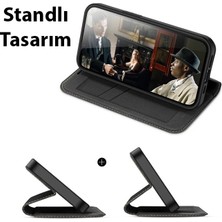 Emt Pazarlama® Dux Ducis iPhone 14 Plus 6.7 Kılıf Skin x Pu Deri Manyetik Kapaklı Kılıf Magnetic Folio CASE-(5775)