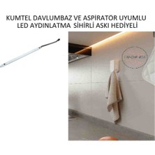 Ebomm Kumtel Luxel Whitedaisy Davlumbaz Aspiratör Uyumlu Serit LED Sihirli Askilik Hediyeli