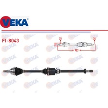 Veka Komple Aks Sag On Fıat Fıorıno (225) 1.3 Mjt Uzunluk 953MM 2007-2013