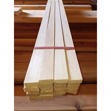 Aksu Bej Ahşap Çıtalar 1,8X4X99 Cm, 6'lı Paket, Estetik ve Hafif Dekoratif Seçenek
